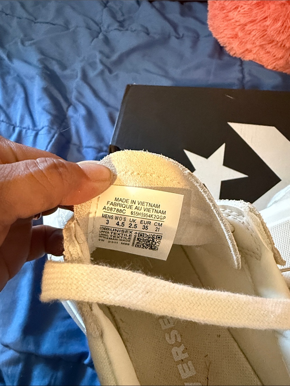 Converse Low Top Platform Sneakers in Cream White - Picture 3 of 3